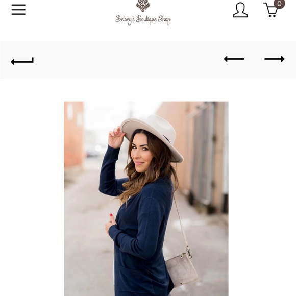 Betsy’s Boutique Royal Blue long cardigan - Picture 5 of 5